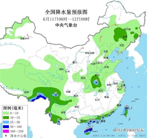 華南等地持續(xù)強(qiáng)降雨，強(qiáng)對(duì)流天氣藍(lán)色預(yù)警發(fā)布