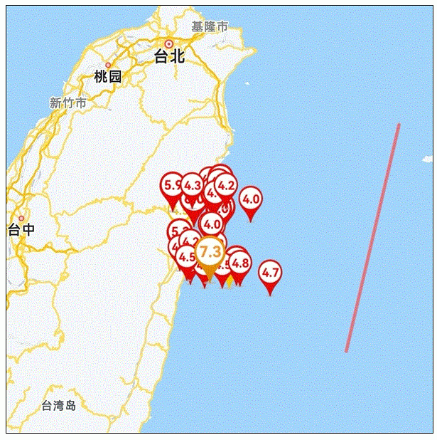 臺(tái)灣大地震引發(fā)地表位移：解讀影響及應(yīng)對措施